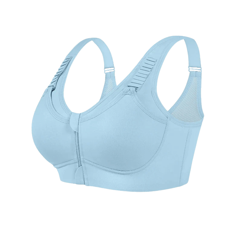 WearLush Front Zip Comfort Bra