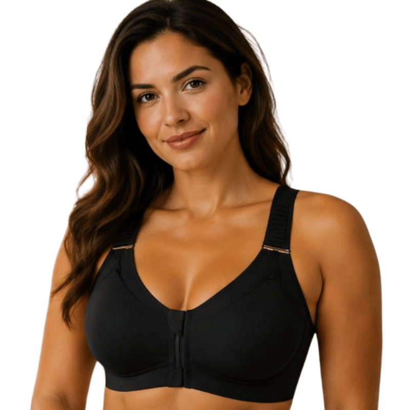 WearLush Front Zip Comfort Bra